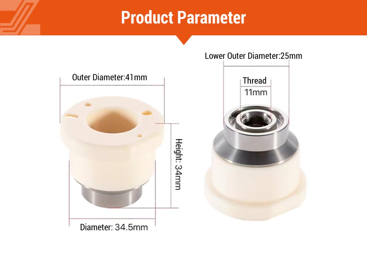 41 मिमी लेजर सिरेमिक रिंग