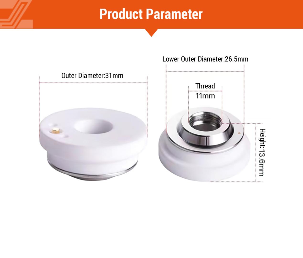 แหวนเซรามิกเลเซอร์ 31 มม