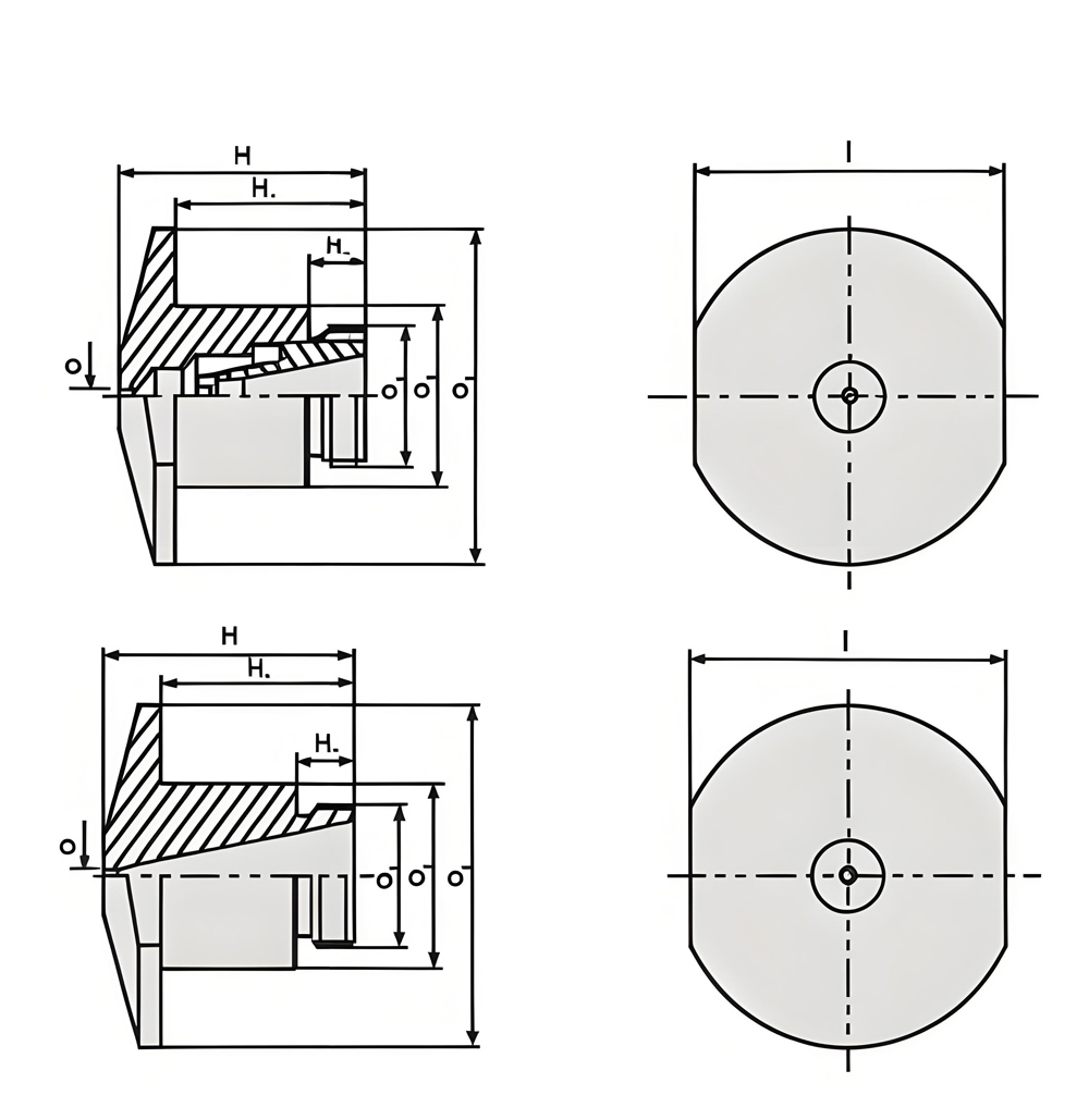 Cutting nozzle of a laser cutting machine Cutting nozzle of a laser cutting machine