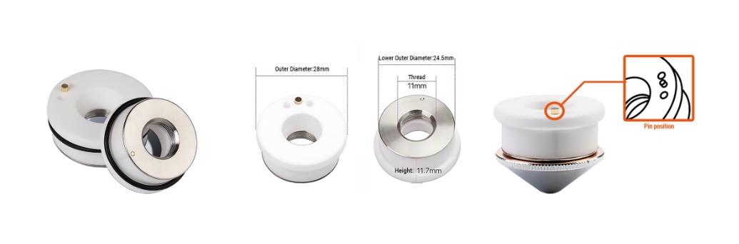 28mm 레이저 세라믹 링